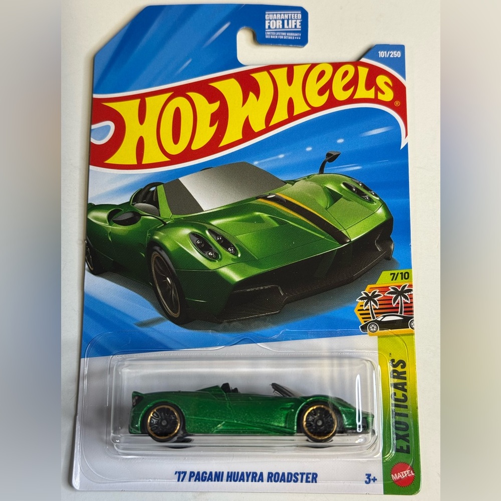 Hot Wheels 2017 PAGANI HUAYRA ROADSTER HW: EXOTICARS 7/10